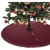 Weihnachtsbaum-Decke rot